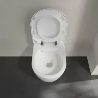 Подвесной унитаз Villeroy  Boch Avento Directflush 5656SR01с крышкой-сиденьем Slim